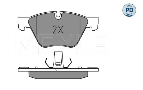 Brake Pad Set, disc brake MEYLE-PD Quality 025 246 9719/PD