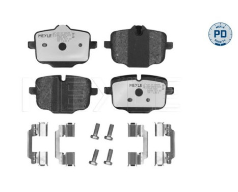 Brake Pad Set, disc brake MEYLE-PD Quality 025 247 0318/PD, Image 3