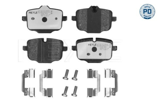 Brake Pad Set, disc brake MEYLE-PD Quality 025 247 0318/PD, Image 3