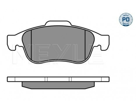 Brake Pad Set, disc brake MEYLE-PD Quality 025 249 1418/PD, Image 2