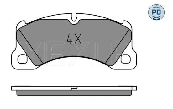 Brake Pad Set, disc brake MEYLE-PD Quality 025 250 0717/PD