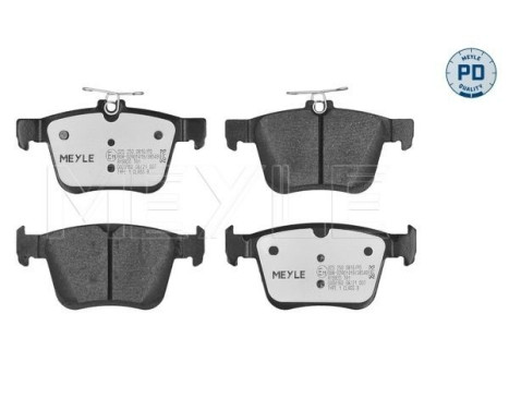 Brake Pad Set, disc brake MEYLE-PD Quality 025 250 0816/PD, Image 3