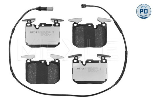 Brake Pad Set, disc brake MEYLE-PD Quality 025 250 2818/PD, Image 2