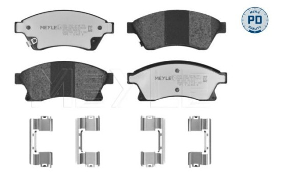Brake Pad Set, disc brake MEYLE-PD Quality 025 250 3118/PD, Image 4