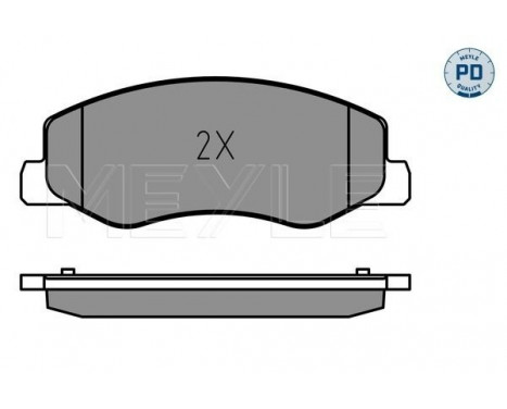 Brake Pad Set, disc brake MEYLE-PD Quality 025 251 7218/PD, Image 2