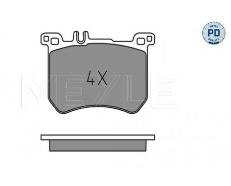 Brake Pad Set, disc brake MEYLE-PD Quality 025 251 8317/PD