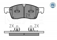 Brake Pad Set, disc brake MEYLE-PD Quality 025 251 9021/PD
