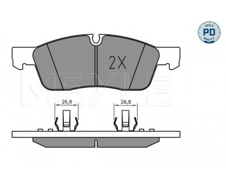 Brake Pad Set, disc brake MEYLE-PD Quality 025 251 9219/PD