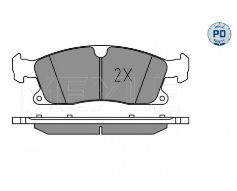 Brake Pad Set, disc brake MEYLE-PD Quality 025 251 9219/PD, Image 2