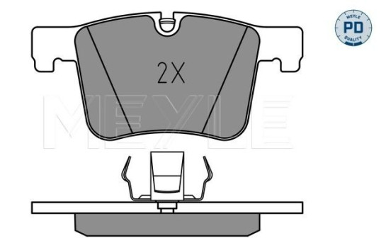 Brake Pad Set, disc brake MEYLE-PD Quality 025 251 9919/PD