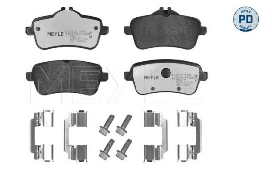 Brake Pad Set, disc brake MEYLE-PD Quality 025 252 1518/PD, Image 3