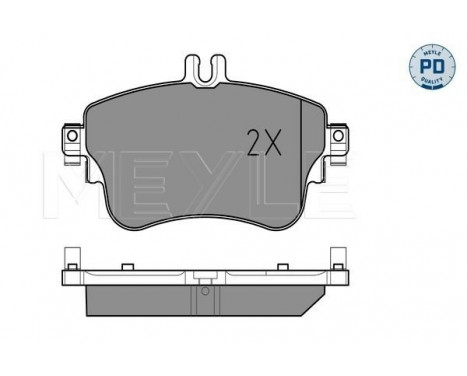 Brake Pad Set, disc brake MEYLE-PD Quality 025 253 2619/PD, Image 2