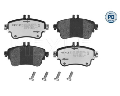 Brake Pad Set, disc brake MEYLE-PD Quality 025 253 2619/PD, Image 3