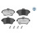 Brake Pad Set, disc brake MEYLE-PD Quality 025 253 2619/PD, Thumbnail 3