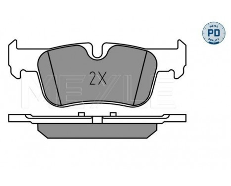 Brake Pad Set, disc brake MEYLE-PD Quality 025 253 3116/PD, Image 2