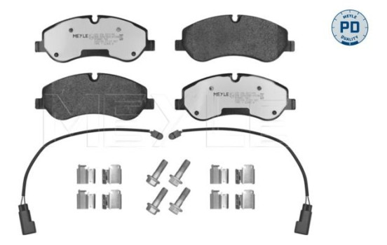 Brake Pad Set, disc brake MEYLE-PD Quality 025 256 0217/PD
