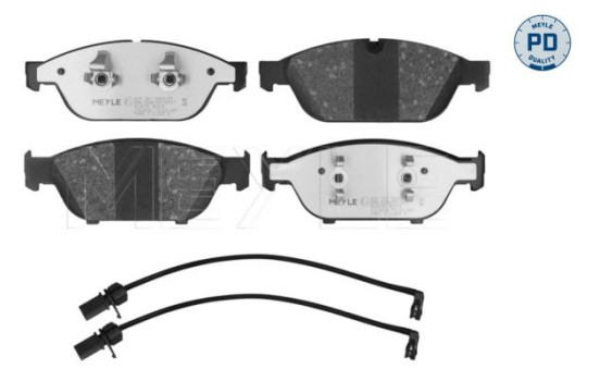 Brake Pad Set, disc brake MEYLE-PD Quality 025 261 5820/PD, Image 3