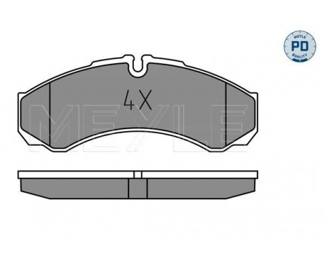 Brake Pad Set, disc brake MEYLE-PD Quality 025 291 2120/PD