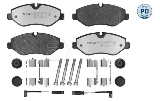 Brake Pad Set, disc brake MEYLE-PD Quality 025 291 9220/PD, Image 3
