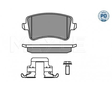 Brake Pad Set, disc brake MEYLE-PD Quality