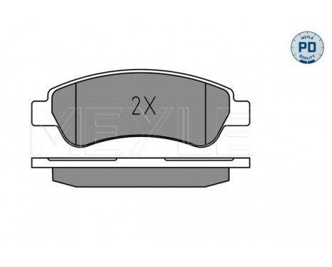 Brake Pad Set, disc brake MEYLE-PD Quality, Image 2