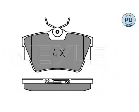 Brake Pad Set, disc brake MEYLE-PD Quality, Image 2