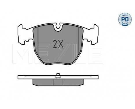 Brake Pad Set, disc brake MEYLE-PD Quality, Image 2