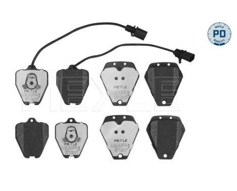 Brake Pad Set, disc brake MEYLE-PD Quality, Image 3