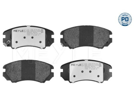 Brake Pad Set, disc brake MEYLE-PD Quality, Image 4