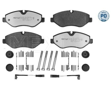 Brake Pad Set, disc brake MEYLE-PD Quality, Image 3