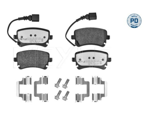 Brake Pad Set, disc brake MEYLE-PD Quality, Image 2