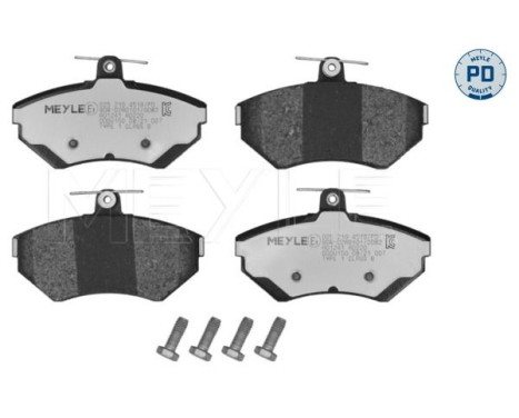 Brake Pad Set, disc brake MEYLE-PD Quality, Image 2