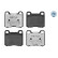 Brake Pad Set, disc brake MEYLE-PD Quality, Thumbnail 2