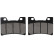 Brake Pad Set, disc brake Organic Allround MCB642 TRW, Thumbnail 4