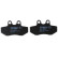 Brake Pad Set, disc brake Organic Allround MCB774 TRW