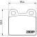 Brake Pad Set, disc brake P 06 001 Brembo, Thumbnail 3