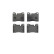 Brake Pad Set, disc brake P 06 003 Brembo, Thumbnail 3