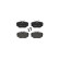 Brake Pad Set, disc brake P 06 010 Brembo, Thumbnail 3