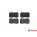 Brake Pad Set, disc brake P 06 018 Brembo, Thumbnail 2