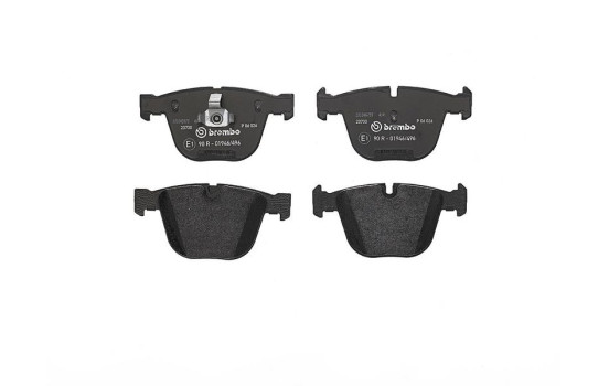 Brake Pad Set, disc brake P 06 026 Brembo, Image 3