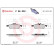 Brake Pad Set, disc brake P 06 032 Brembo, Thumbnail 3