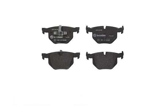 Brake Pad Set, disc brake P 06 039 Brembo