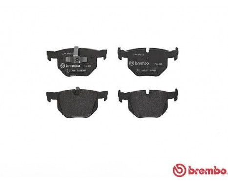 Brake Pad Set, disc brake P 06 039 Brembo, Image 3