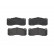 Brake Pad Set, disc brake P 06 041 Brembo
