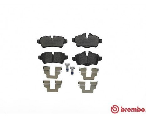 Brake Pad Set, disc brake P 06 052 Brembo, Image 2