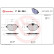 Brake Pad Set, disc brake P 06 064 Brembo, Thumbnail 3
