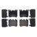 Brake Pad Set, disc brake P 06 077 Brembo, Thumbnail 3
