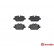 Brake Pad Set, disc brake P 06 080 Brembo, Thumbnail 2