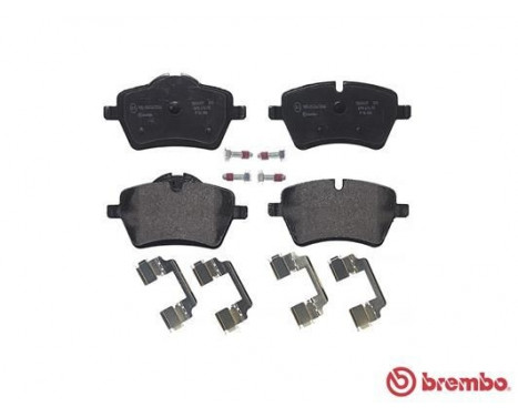 Brake Pad Set, disc brake P 06 086 Brembo, Image 2
