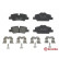 Brake Pad Set, disc brake P 06 090 Brembo, Thumbnail 2